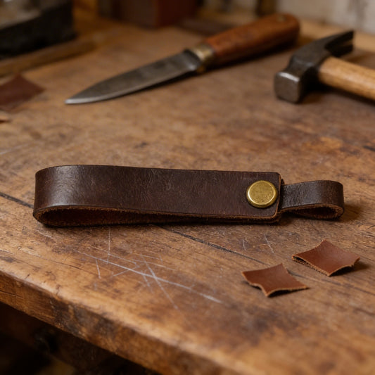 Cowhide Key Chain