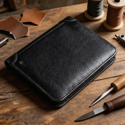 Men's Cowhide Trifold Wallet