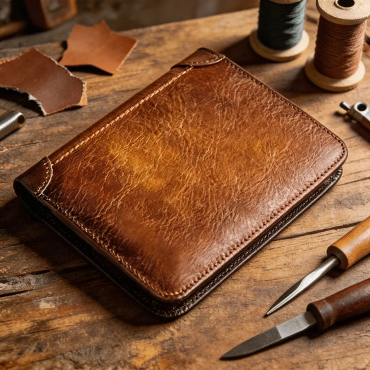 Men's Cowhide Trifold Wallet